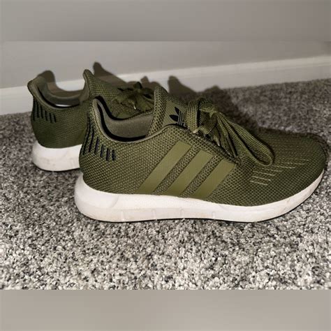 adidas army green shoes